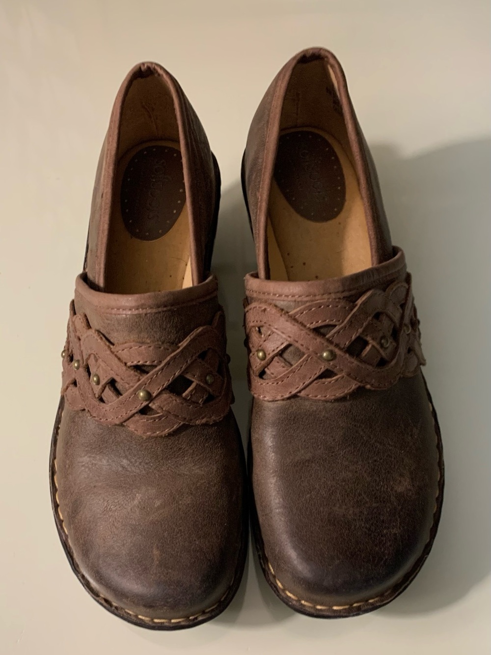 Soft spots Brown Clogs Women’s Size 9